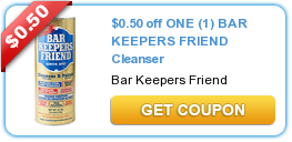 $.50/1 Bar Keeper’s Friend Cleanser