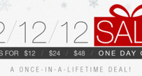 6pm.com: HOT! 12-12-12 Sale! Shoes just $12, $24, or $48!