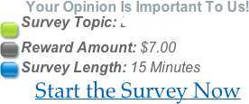 $7 FREE for a short 15 minute survey {that’s equivalent to $28 an hour}!