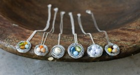 A Handmade Christmas: DIY Bird Nest Necklaces