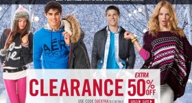 Aeropostale 50% Off All Clearance!