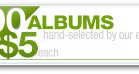 Amazon: 100 mp3 Music Albums for $5 + 99¢ Christmas Album and $5 Credit