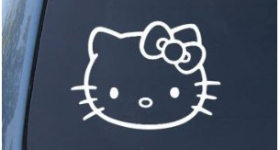 Amazon.com: Hello Kitty Vinyl Decal Stickers Only $1 + Free Shipping