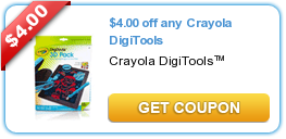 Another New Crayola coupon {again!} – Save $4 on Crayola DigiTools!