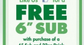 B1G1 FREE Blimpie Subs!
