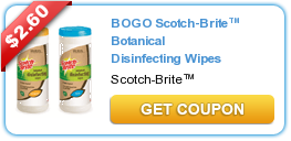 B1G1 Free Scotch-Brite Wipes + Walmart Deal!