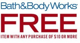Bath & Body Works FREE Product Printable Coupon