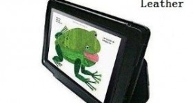 Bear Motion Leather Case Cover for Kindle Fire: $3.99