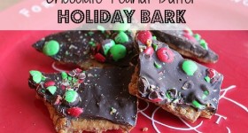 Chocolate Peanut Butter Holiday Bark
