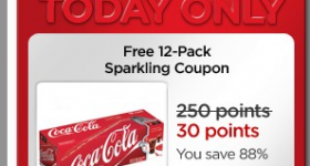 Coke Rewards – Free 12 Pack Coupon (30 Points)
