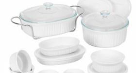 CorningWare 17-Piece French White Bake and Serve Set: $49 + FREE Shipping