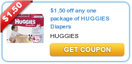 Coupons.com: New $1.50/1 Huggies Printable Coupon Available