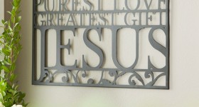 DaySpring: Love Came Down Metal Wall Decor for just $15 this week (regularly $49.99)!