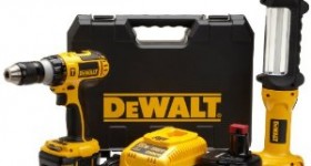 DEWALT 18-Volt Lithium-Ion Hammer-Drill and Area Light Combo Kit for $169.99!!