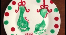 DIY Christmas Plate!!!