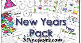 Educational Freebie: New Year’s Printable Pack