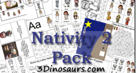 Educational Freebie: Printable Nativity Preschool Pack