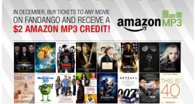 Fandango: Free MP3 Credit With Purchase
