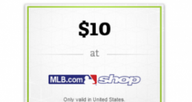 Free $10 Gift from MLB.com