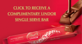 Free Lindt Lindor Chocolate Bar Coupon