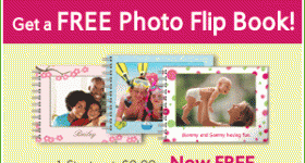 FREE Photo Flip Book with 20 Custom 4″ x 6″ Pages, Just Pay Shipping!