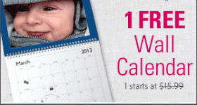 FREE Photo Wall Calendar from Vistaprint