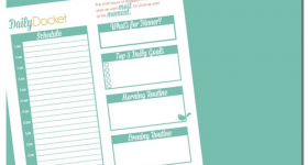 Free printable planning pages from Super Sweet Life