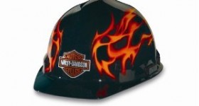 Harley Davidson Flames Hard Hat $14.99 (List $40)