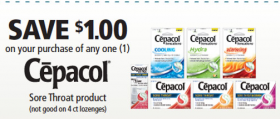 New $1/1 Cepacol Printable Coupon