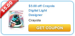 New Crayola Light Designer Coupon + Rebate = $25.99 at Target!
