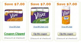 New High Value Clippable Viva Brand Coupons = Good Deal On Paper Towels