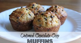 Oatmeal Chocolate Chip Muffins