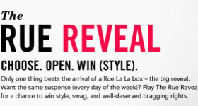 Play the Rue La La Instant Win Game to win free credits & more prizes (Facebook offer)!