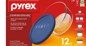 Pyrex 12 Piece Round Storage Plus Set $14.00