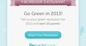 Recyclebank: 10 Points for Sharing Green Resolution