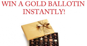 Reminder: Godiva Holiday Instant Win Game