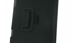 rooCASE Ultra-Slim (Black) Vegan Leather Folio Case for Apple iPad Mini 7.9-Inch Tablet $8.95 Shipped