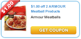 Save $1.00 on Two Armour Meatball Products