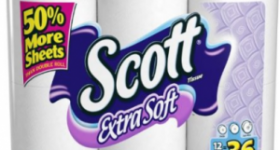 Scott Extra Soft Bath Tissue Mega Roll (48 ct.): $22.45 + FREE Shipping