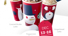 Starbucks: Buy 1 Holiday Drink and Get One Free