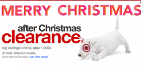 Target After Christmas Sale