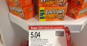 Target: Flintstones Vitamins $6.12 PLUS a HOT Gift Card Deal!