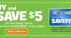 ToysRUs $5 Movie Rental Credits