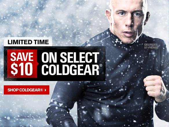 Under Armour: $10 off Select ColdGear + FREE Shipping