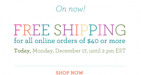 Vera Bradley: FREE Shipping on Orders over $40 {through 2 pm ET}