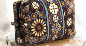 Vera Bradley: Large Cosmetic Bag only $15 with $75 Purchase + FREE Shipping