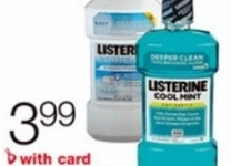 Walgreens – Listerine Mouthwash as low as $.74