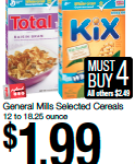 Weis Deals- General Mills Cereal & Campbell’s Instant Savings