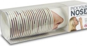 White Elephant Gift Idea — Pick Your Nose Paper Cups