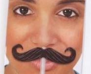 White Elephant Gift Idea: Stache Straws